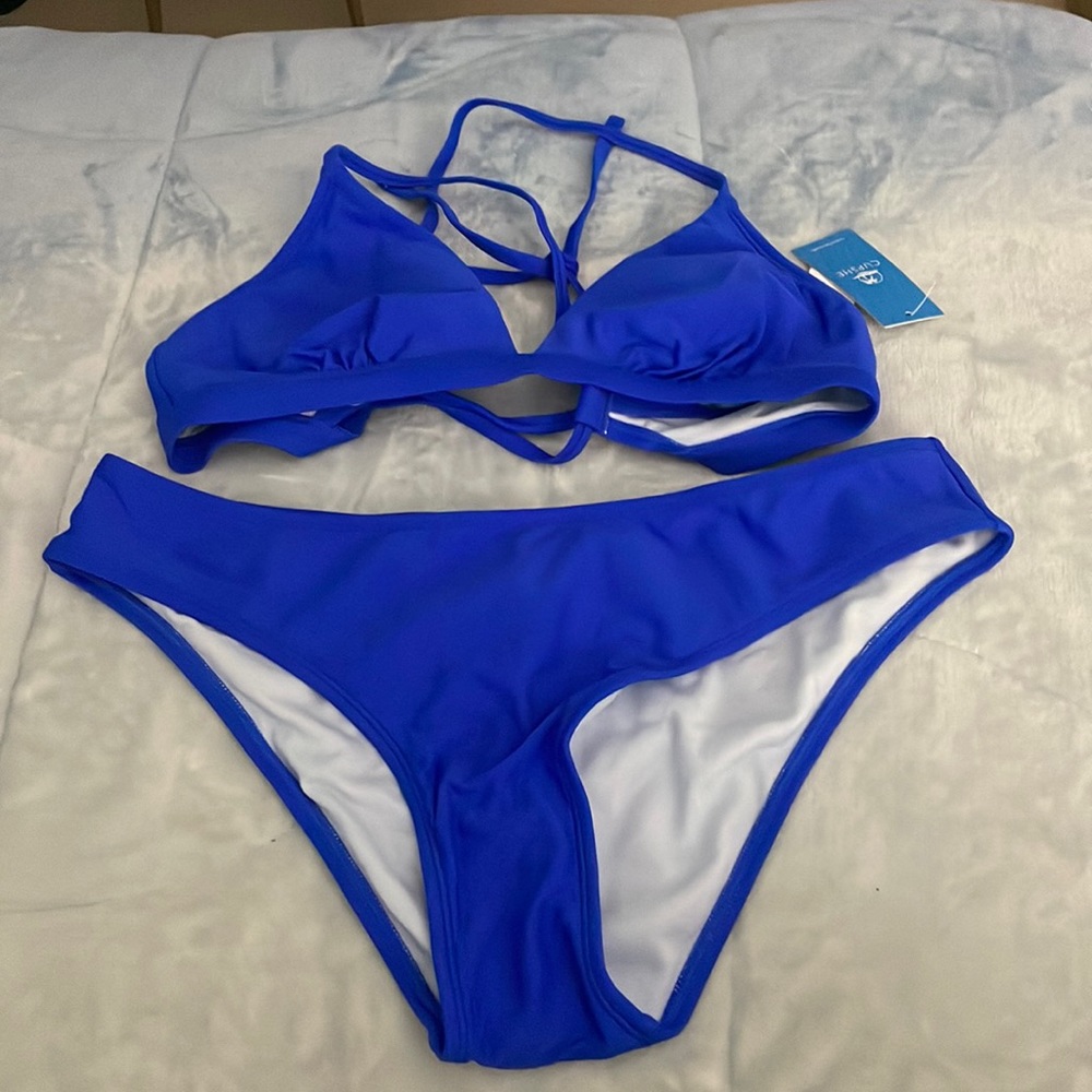 Cupshe Royal Blue Medium bikini